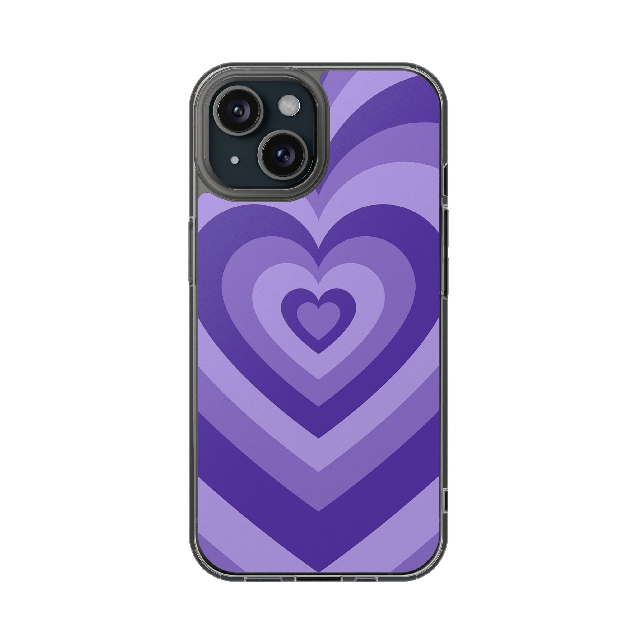 Purple Heart Y2K Phone Case