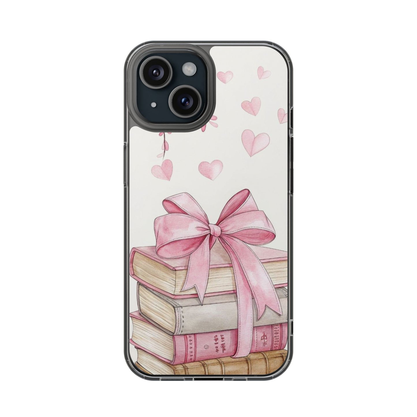 Books With Bow Phone Case
