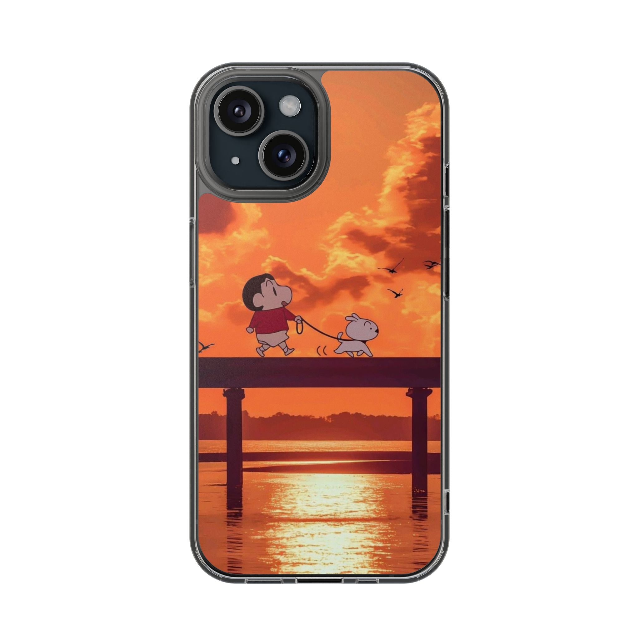 Sinchan with his dog Phone Case