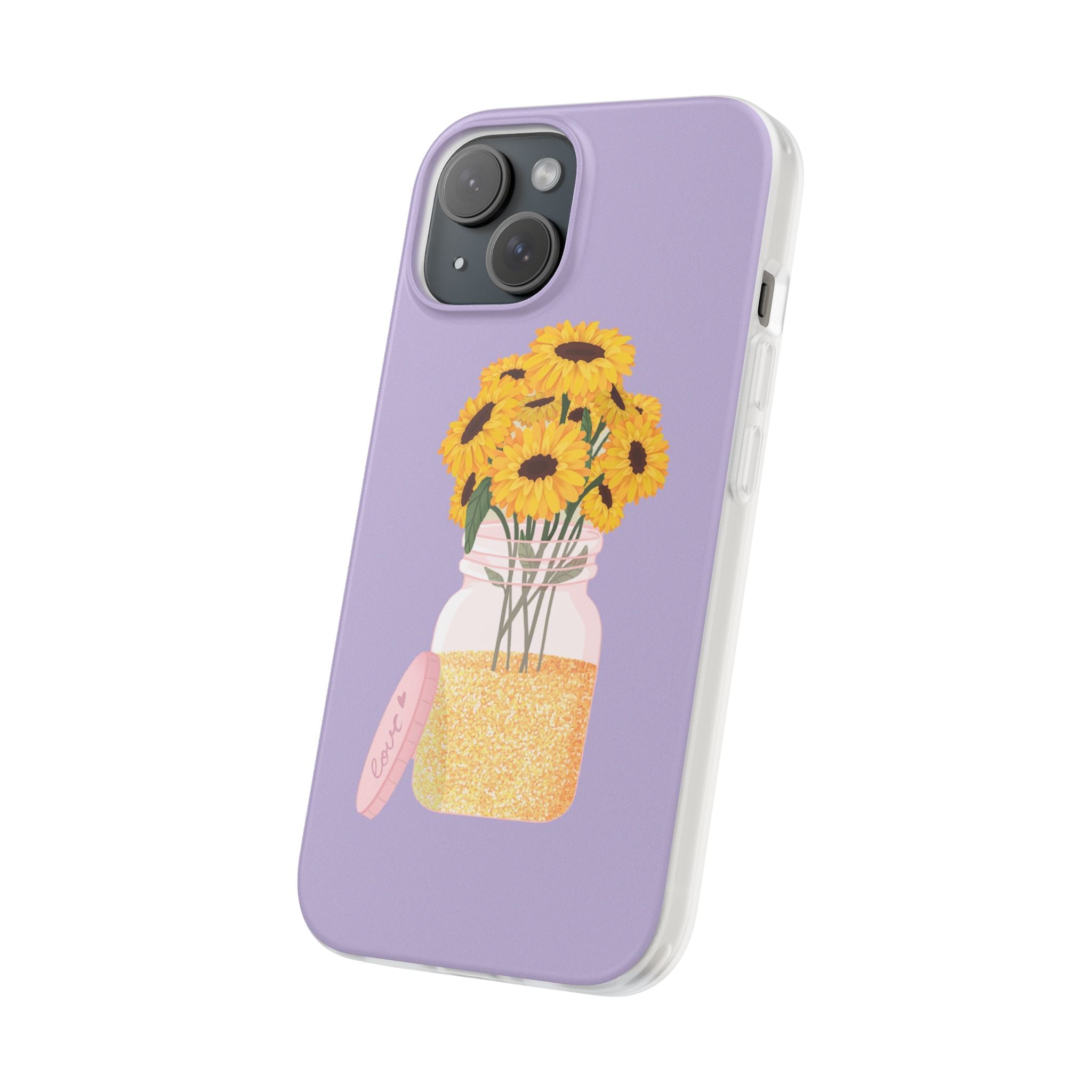 Flower In Mason Jar Phone Case