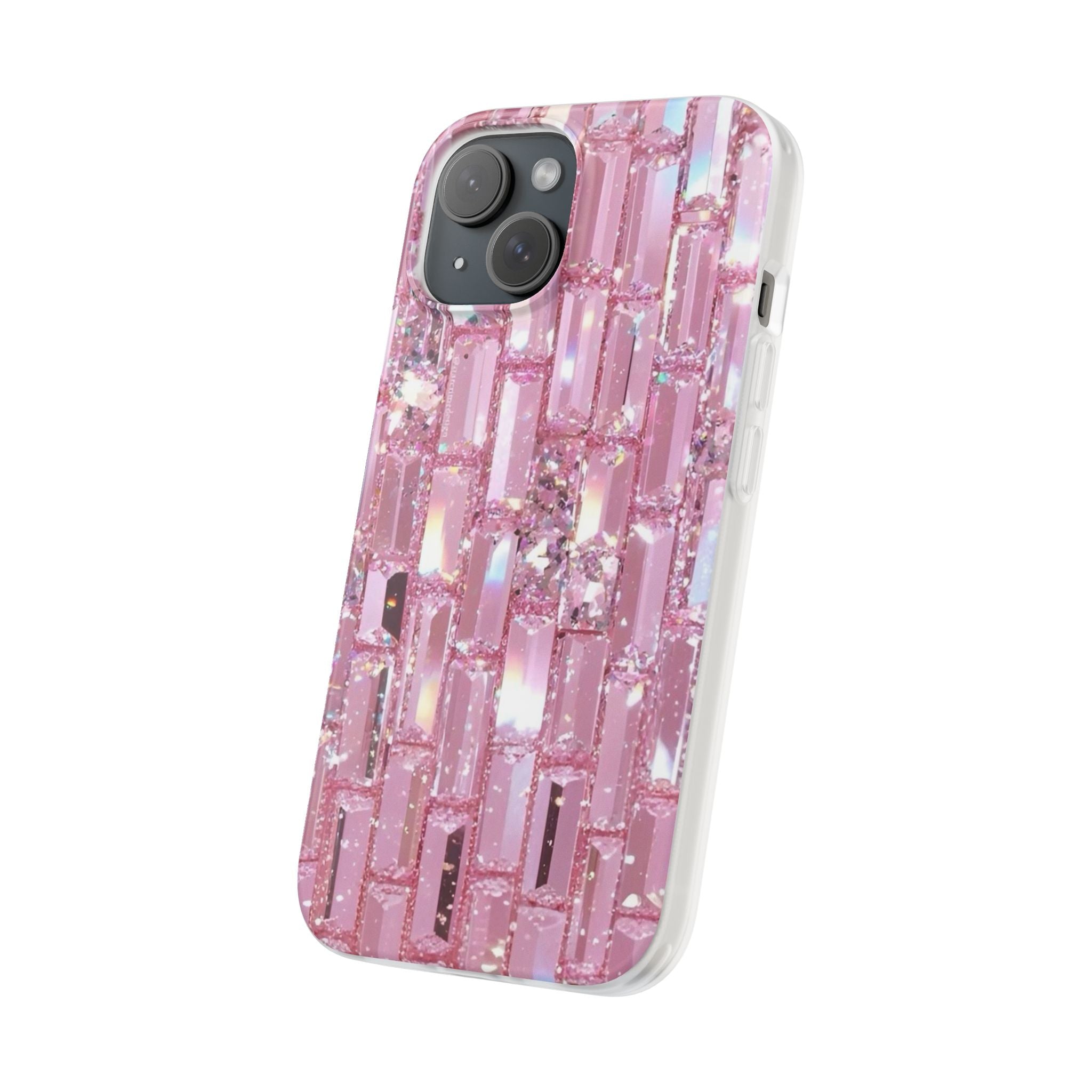 Pink Capsule Print Phone Case
