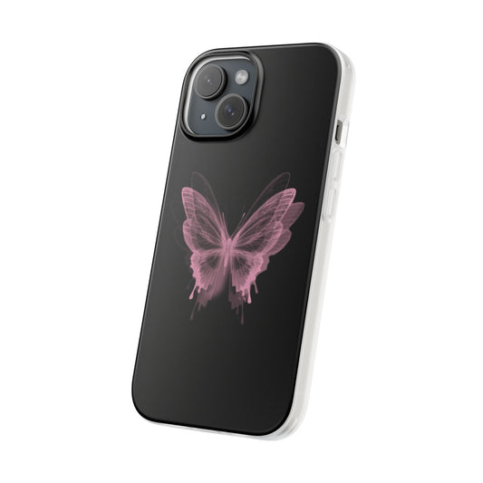 Pink Butterfly Phone Case
