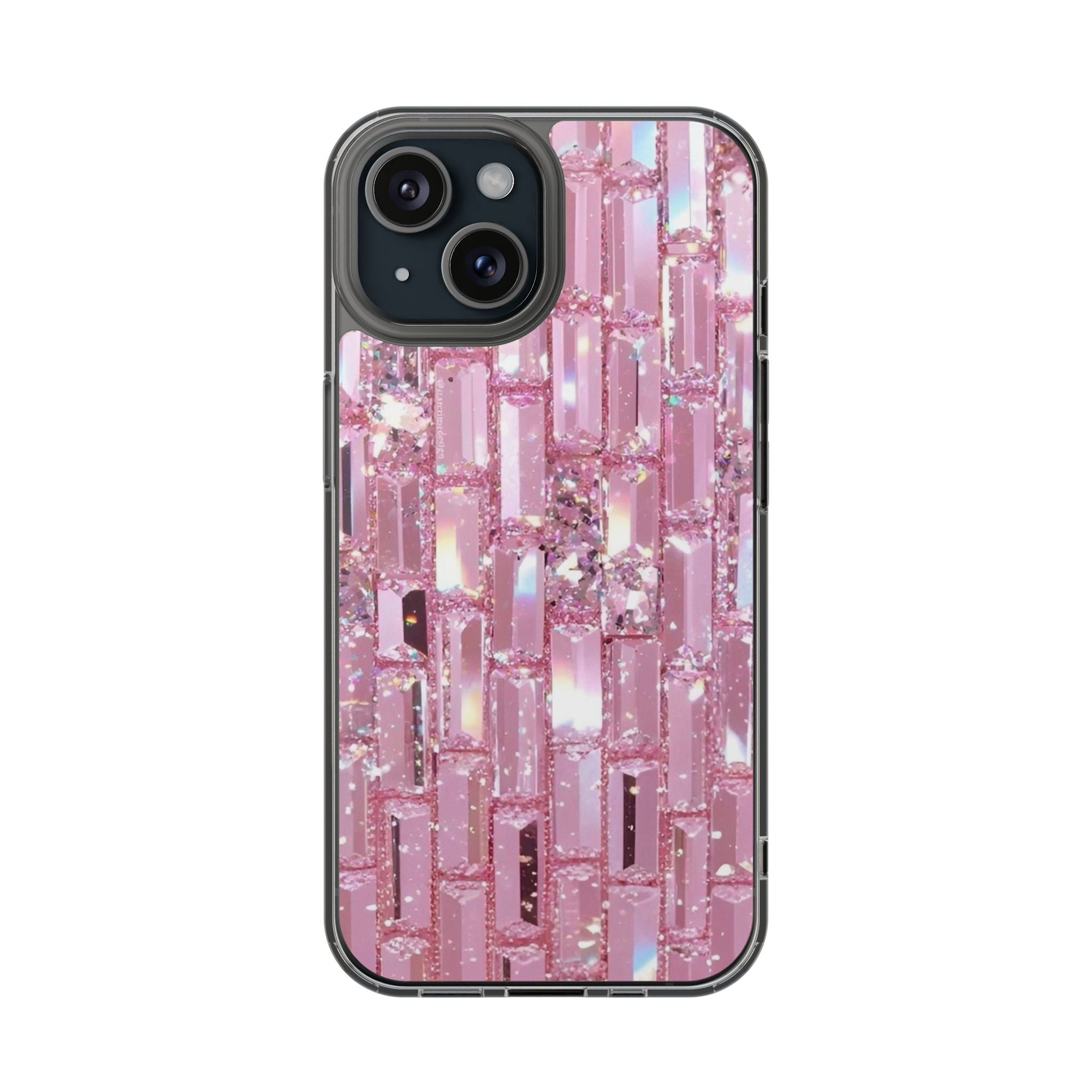 Pink Capsule Print Phone Case