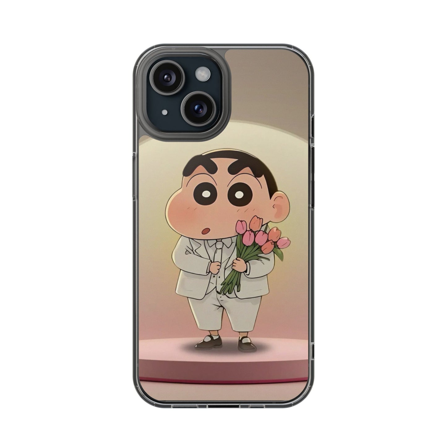 Sinchan With Tulip Phone Case
