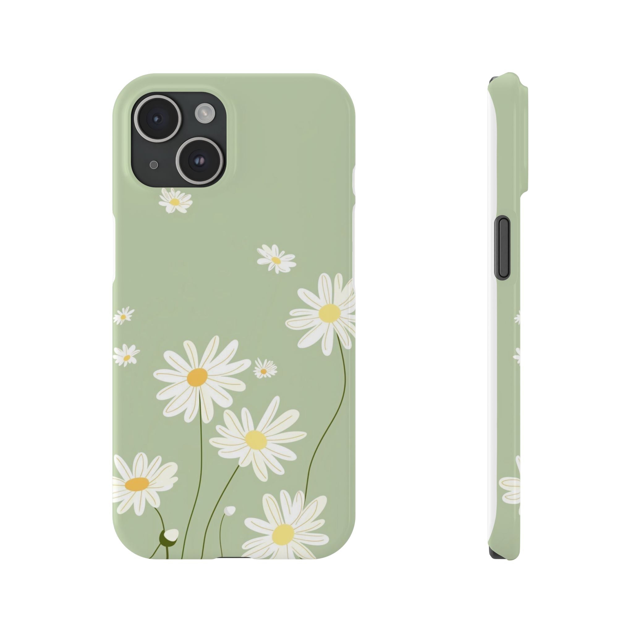 White Daisy Flower Phone Case
