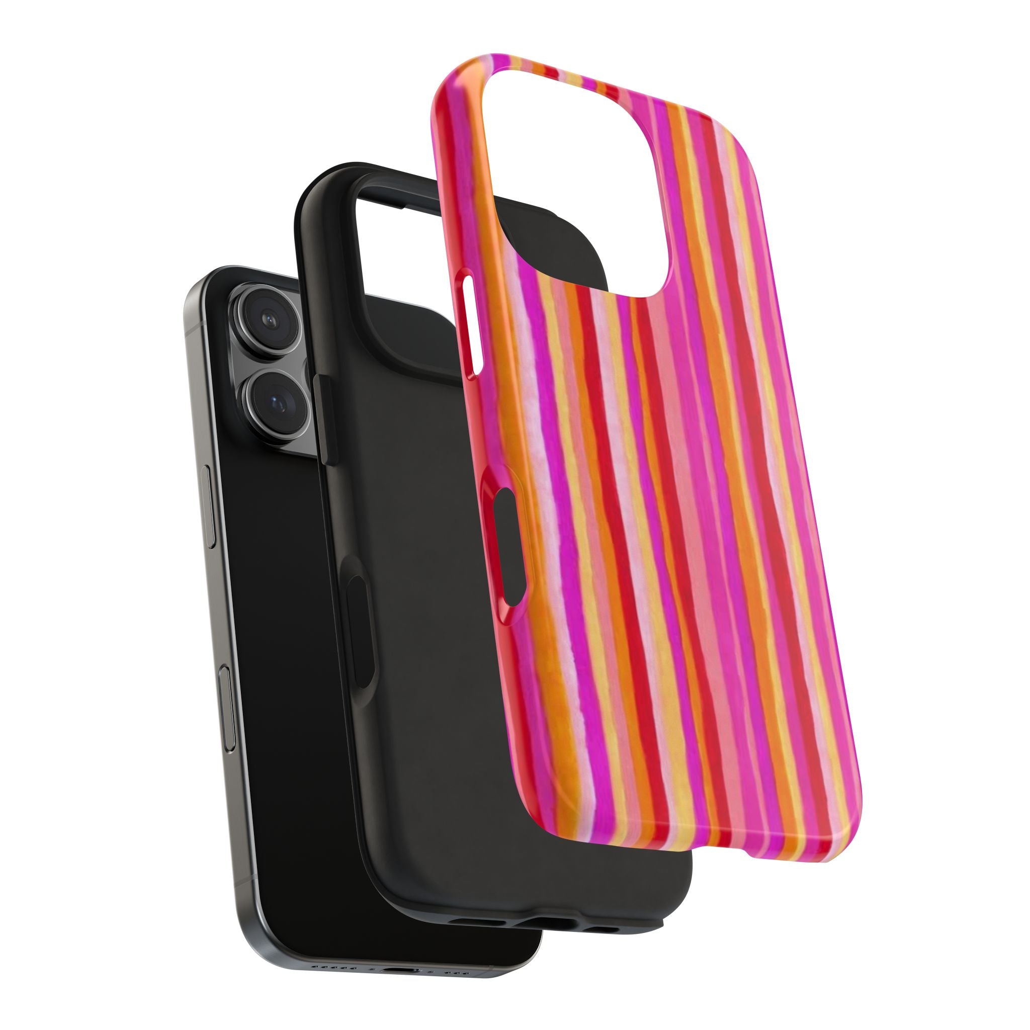 Retro Stripe Armoured Phone Case
