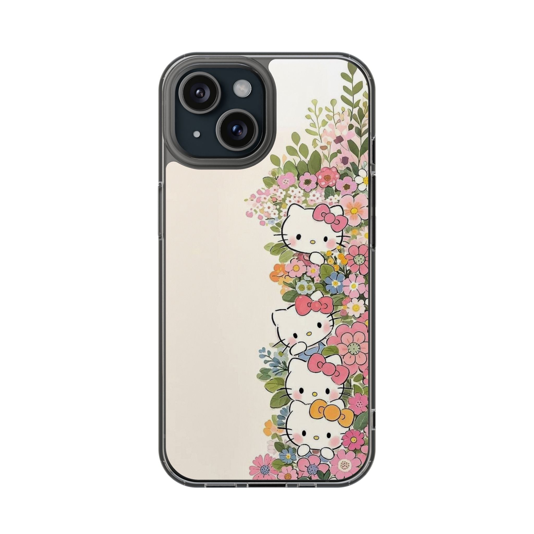 Flower With Kitties Phone Case