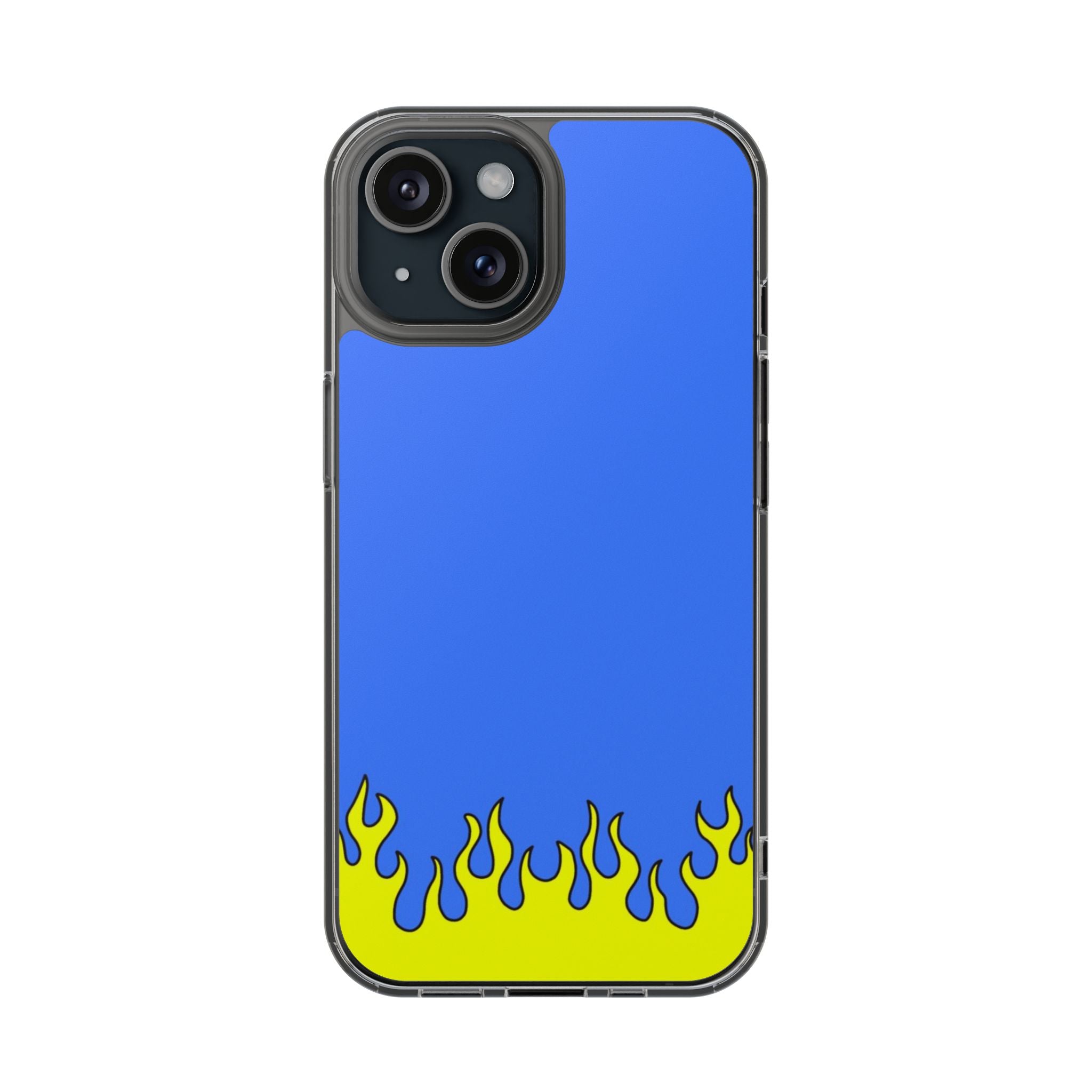 Yellow Flame Y2K Phone Case