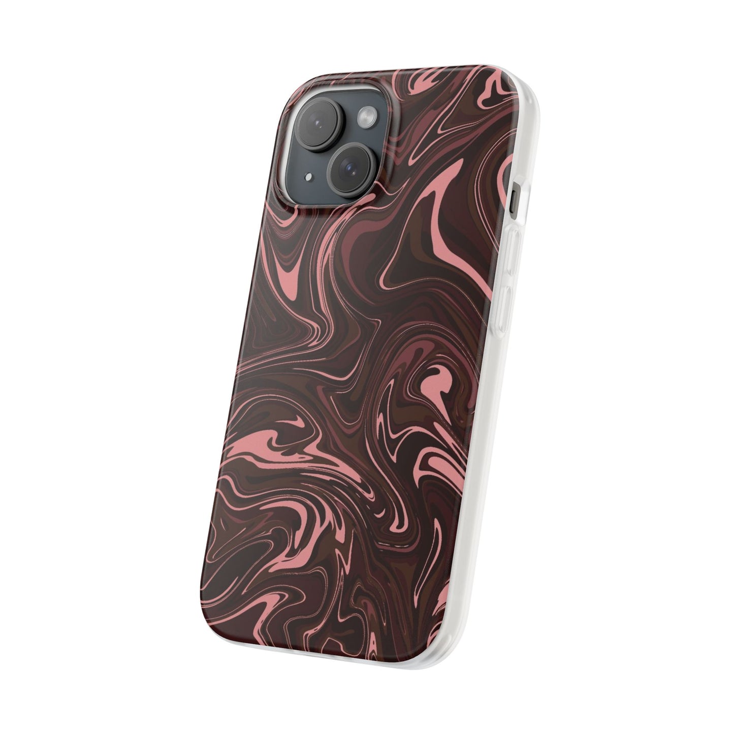 Maroon Marble Phone Case
