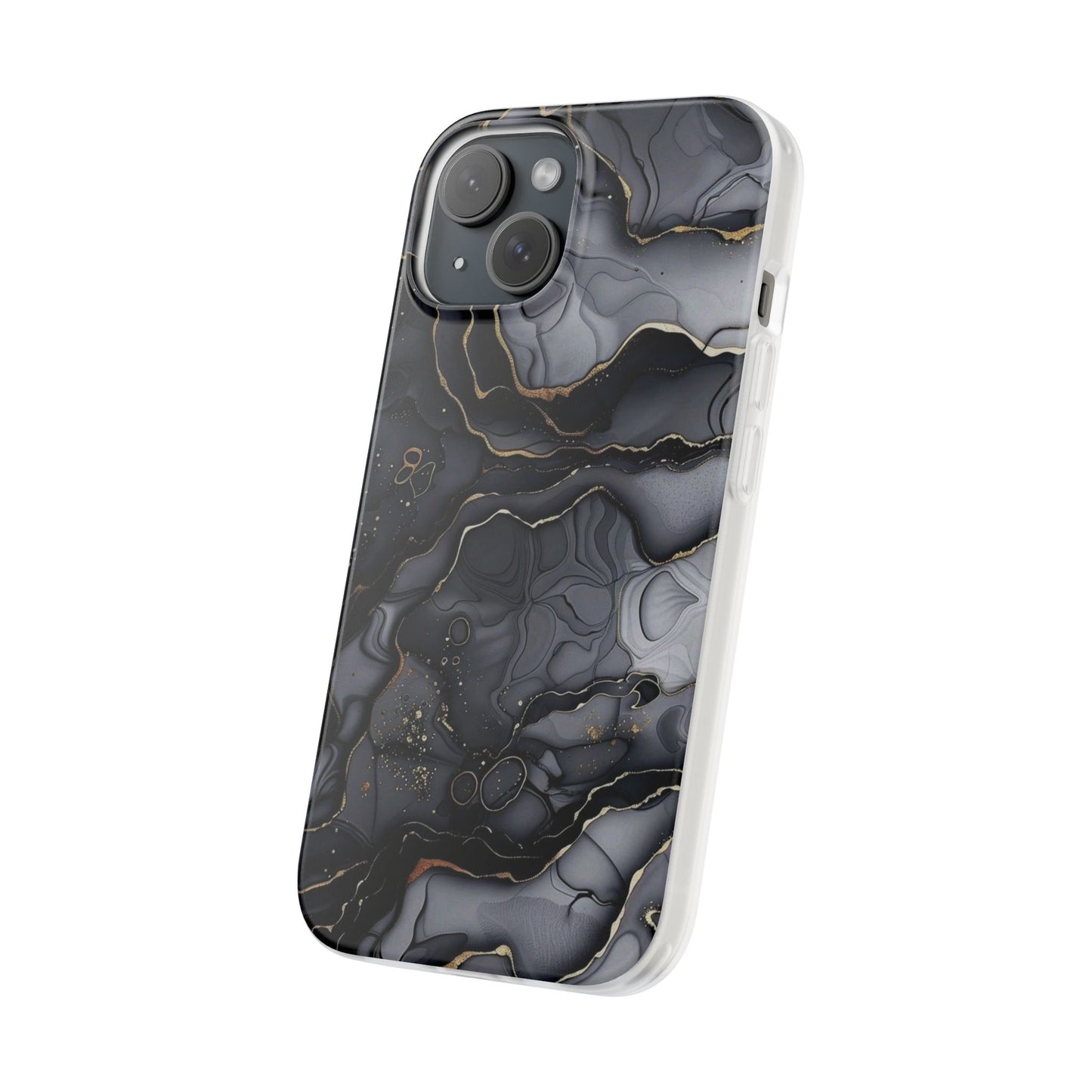 Charcoal Marble Phone Case