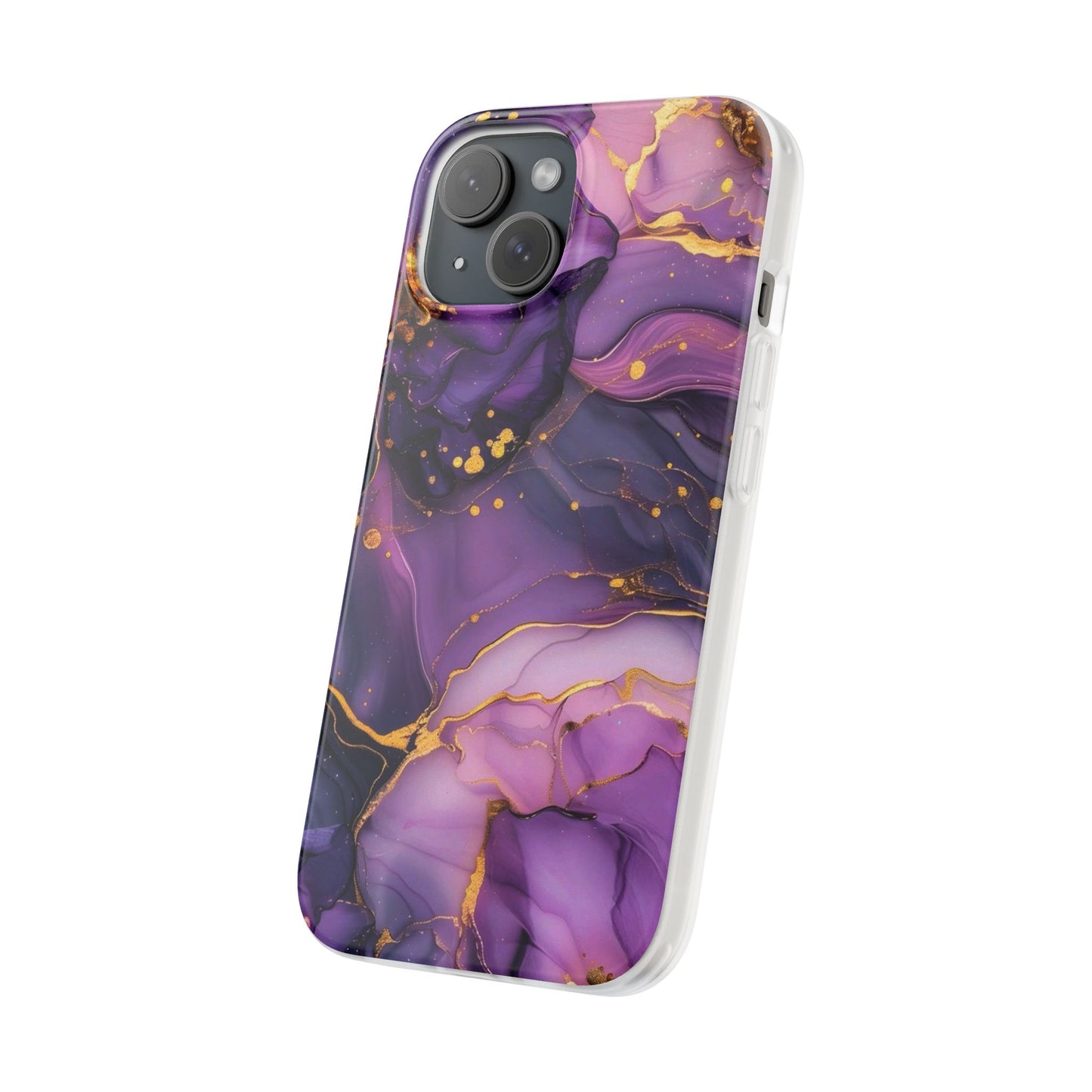 Purple Marble Phone Case