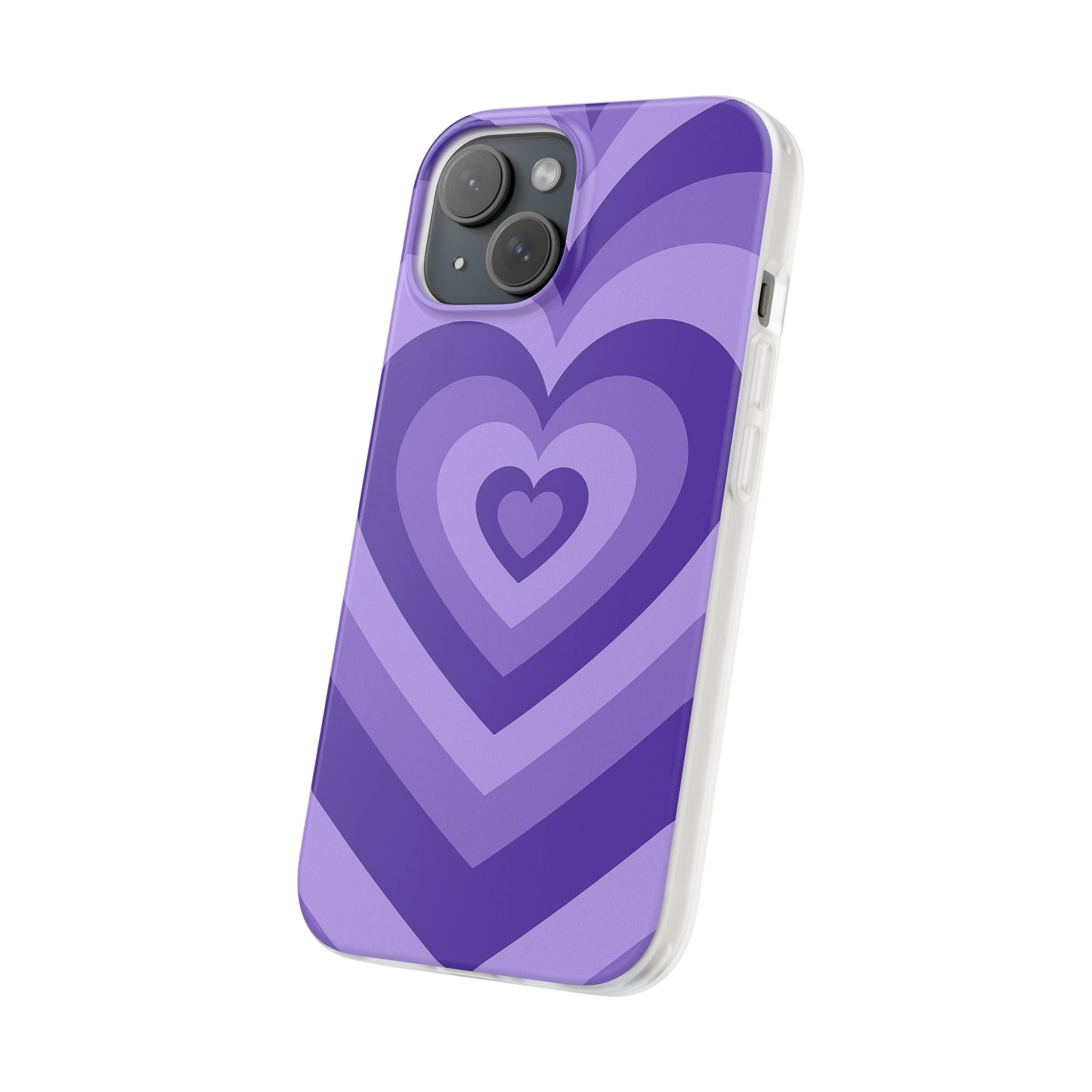 Purple Heart Y2K Phone Case