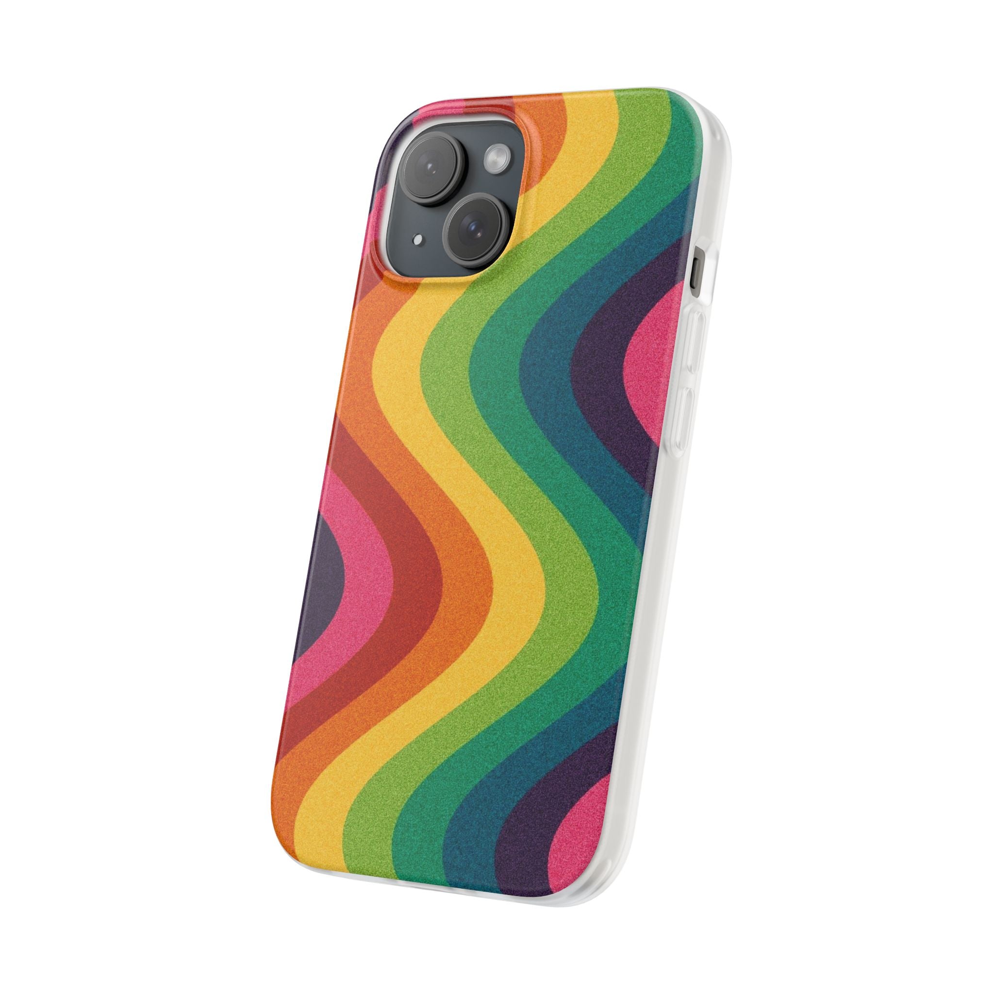 Curve Rainbow  Phone Case