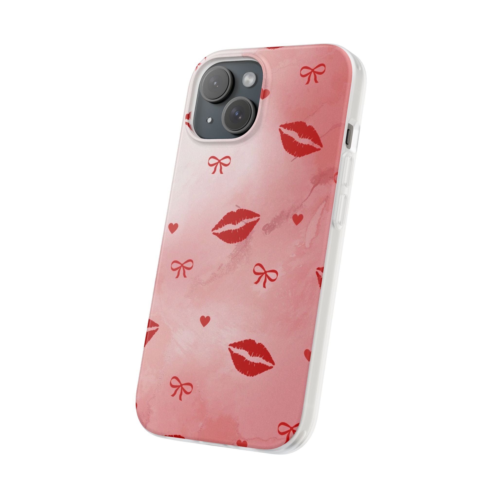Bow With Kiss  Phone Case