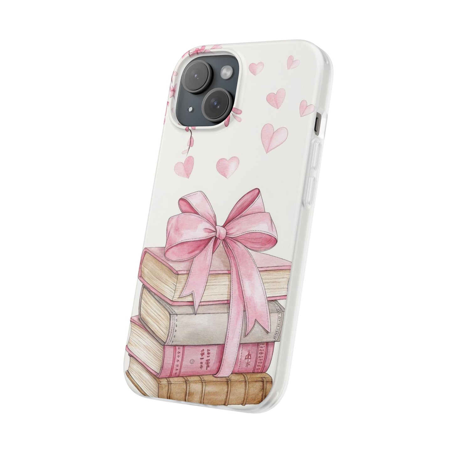Books With Bow Phone Case