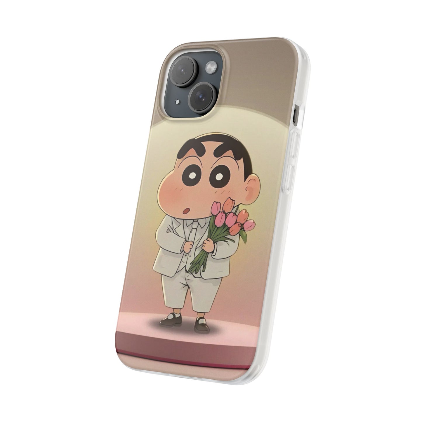 Sinchan With Tulip Phone Case