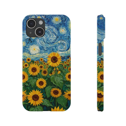 Sunflower Starry Night Phone Case