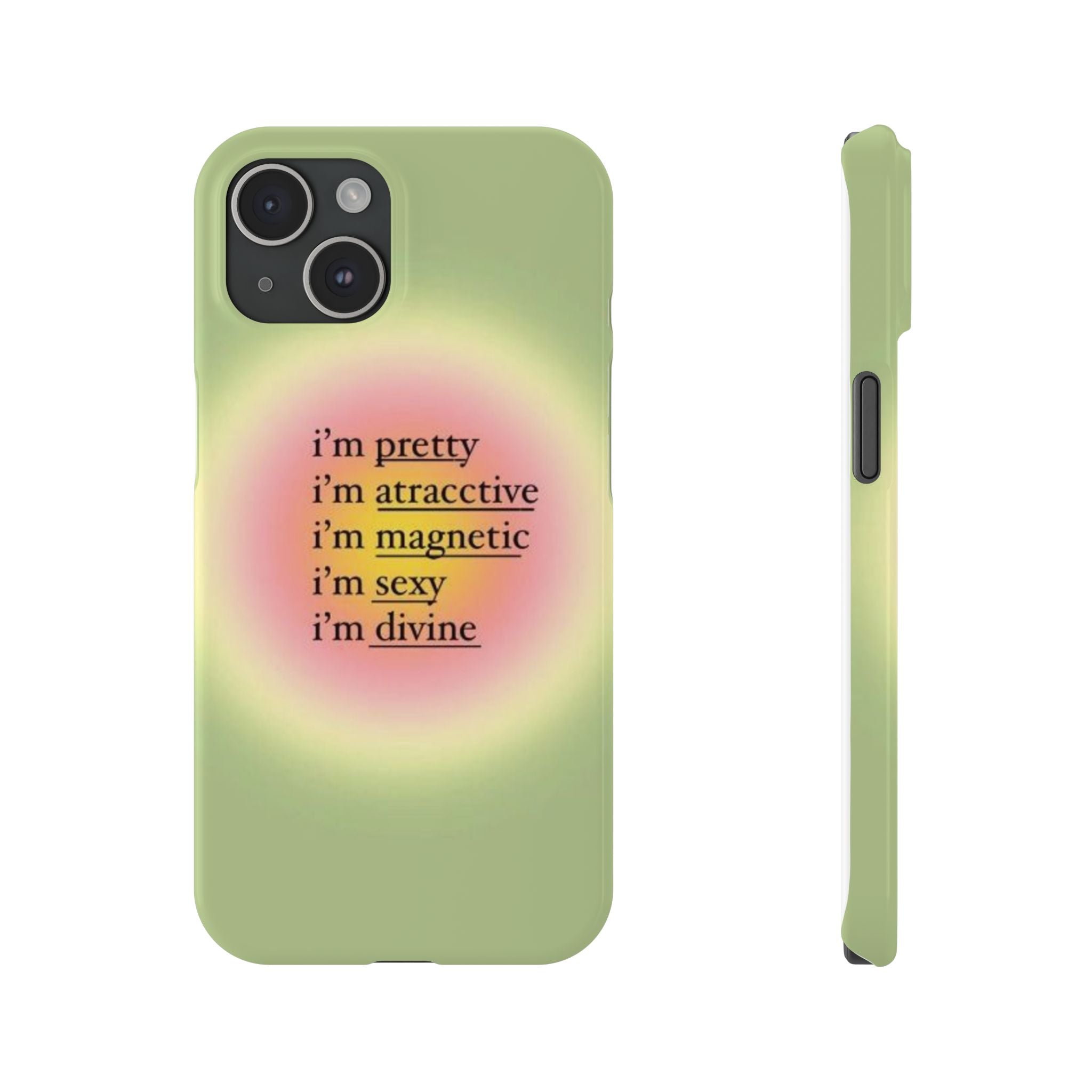 Olive Aura Phone Case