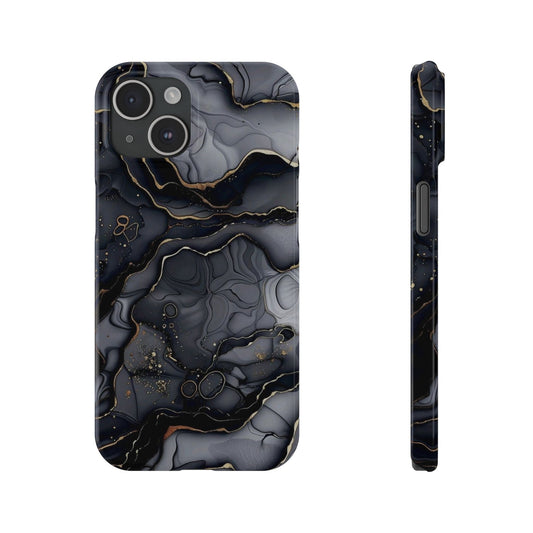 Charcoal Marble Phone Case