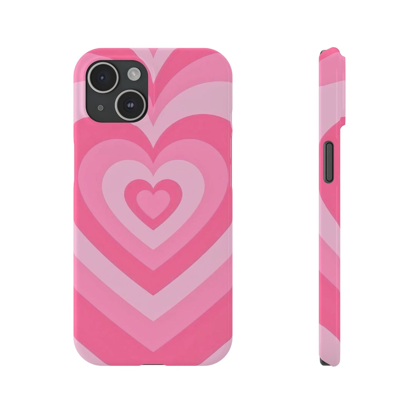 Pink Heart Y2K Phone Case