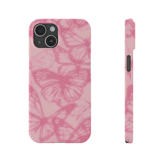 Pink Butteflies Y2K Phone Case