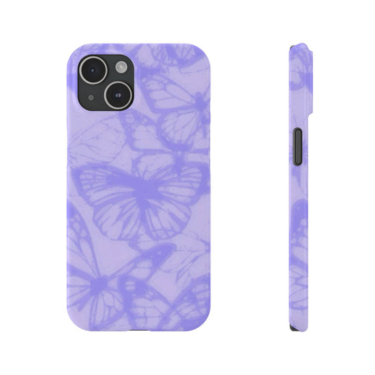 Blue Butterflies Y2K Phone Case