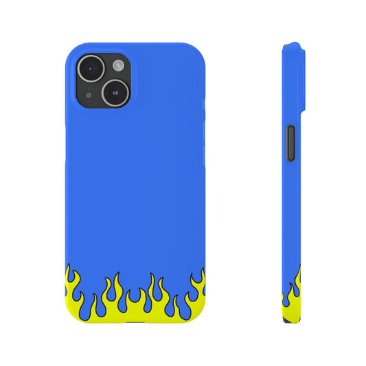 Yellow Flame Y2K Phone Case