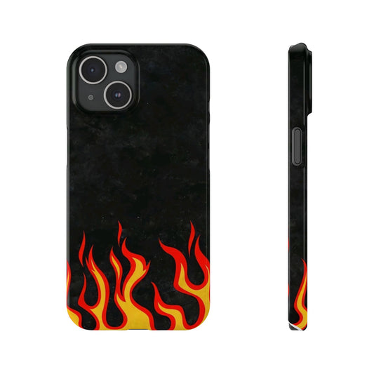 Red Flame Y2K Phone Case