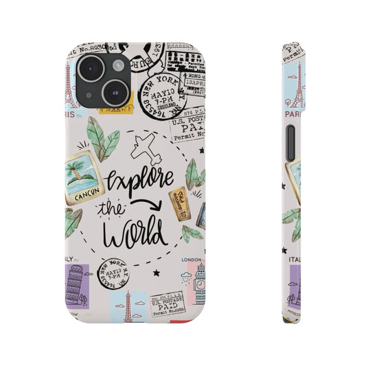 Explore The World Phone Case