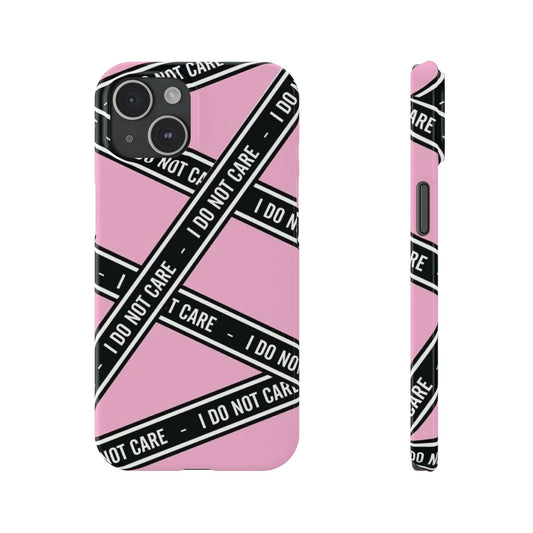 Don't Care Pattern  Phone Case