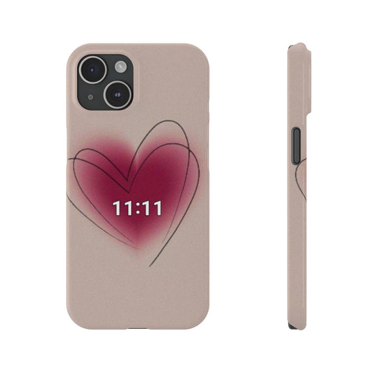 11:11 Heart Phone Case