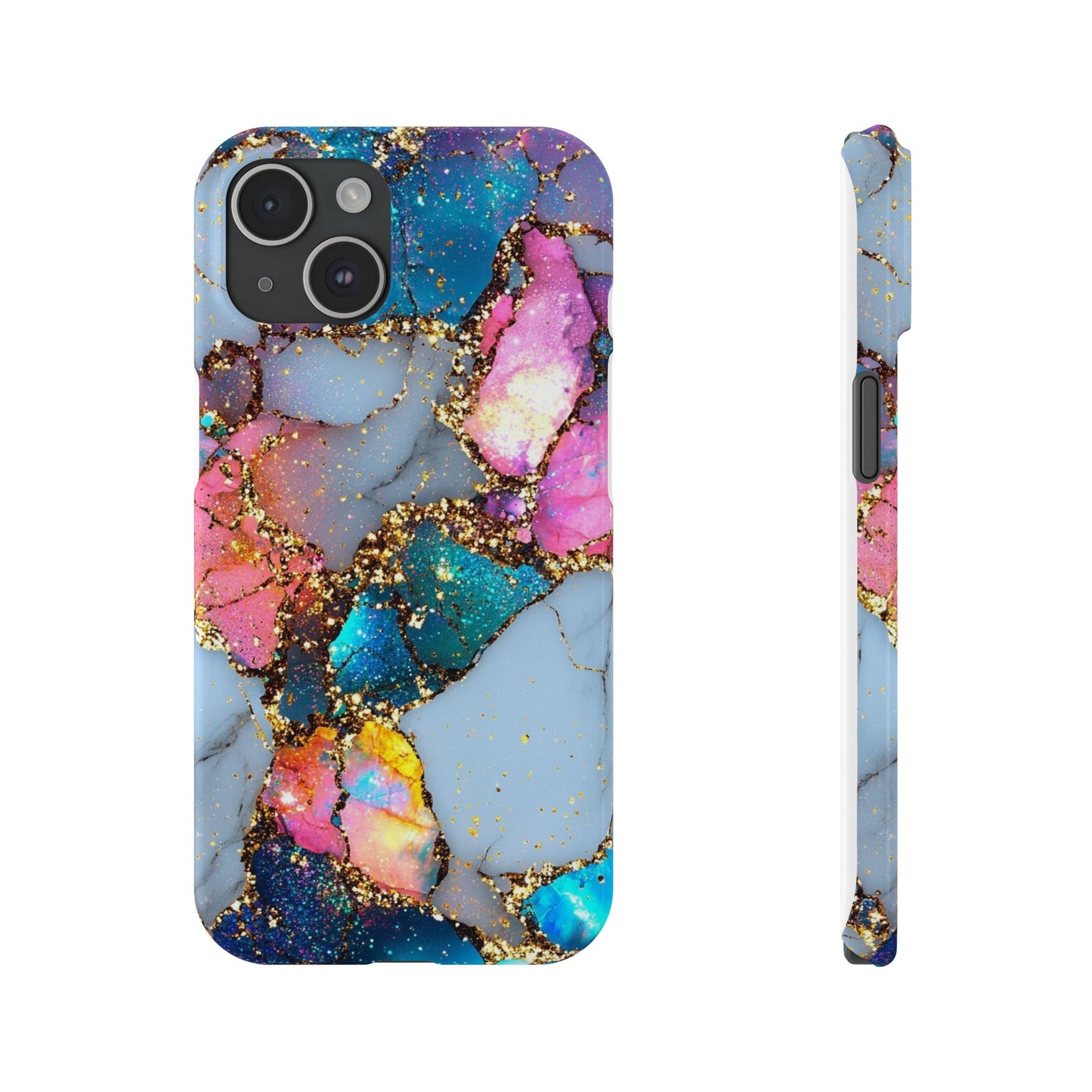 Rainbow Marble Phone Case