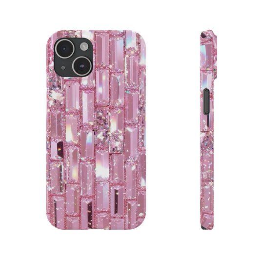Pink Capsule Print Phone Case