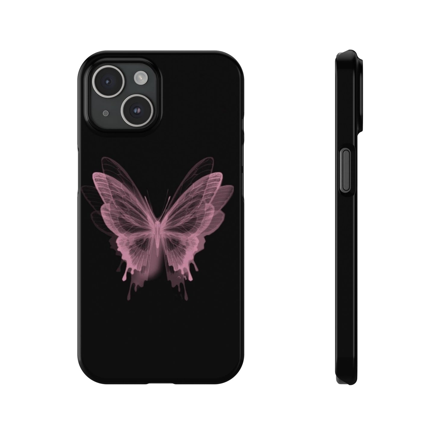 Pink Butterfly Phone Case